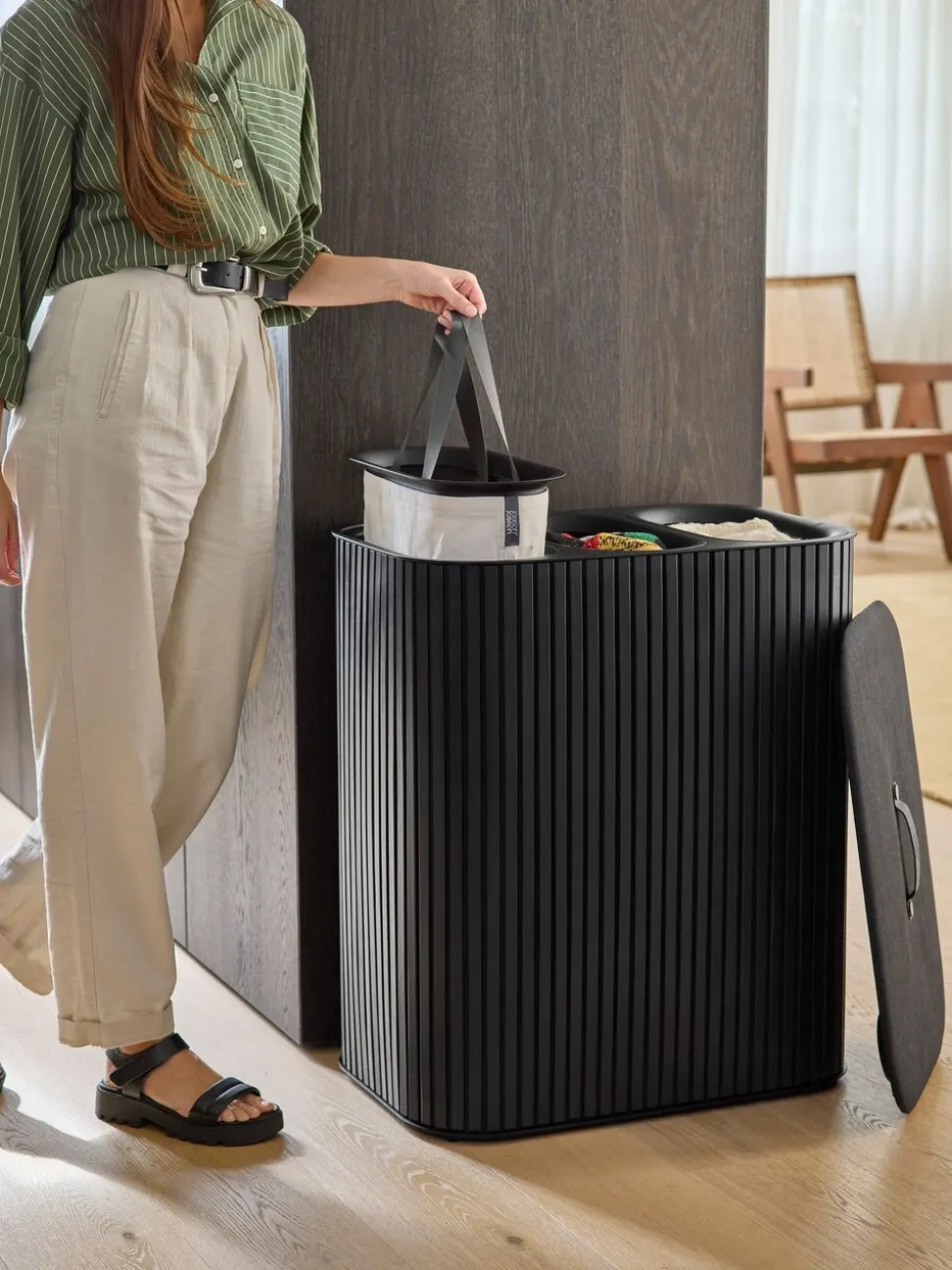 Joseph Joseph Tota Trio Luxe 90L Laundry Basket