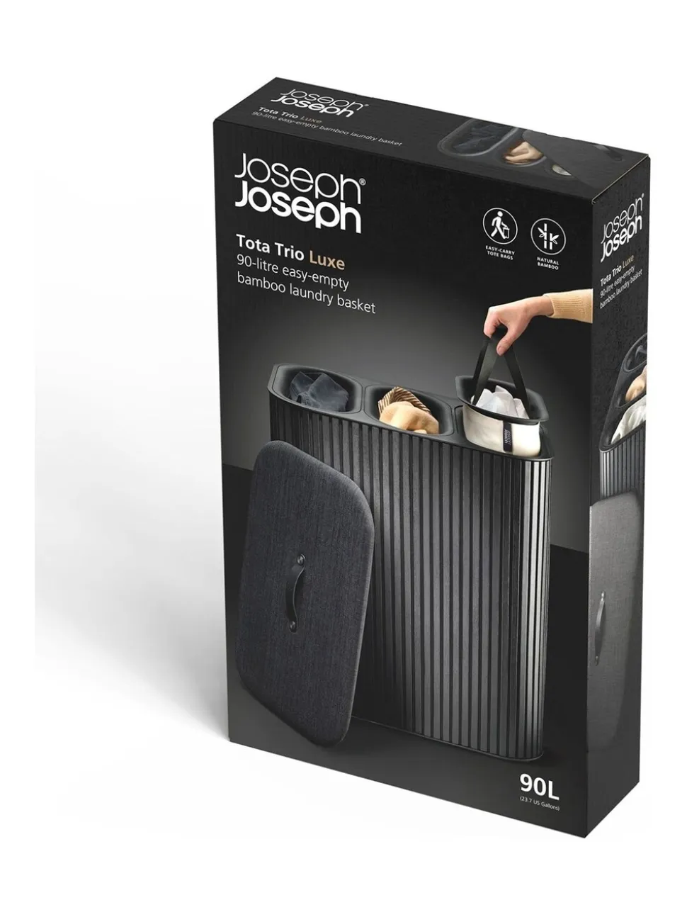 Joseph Joseph Tota Trio Luxe 90L Laundry Basket