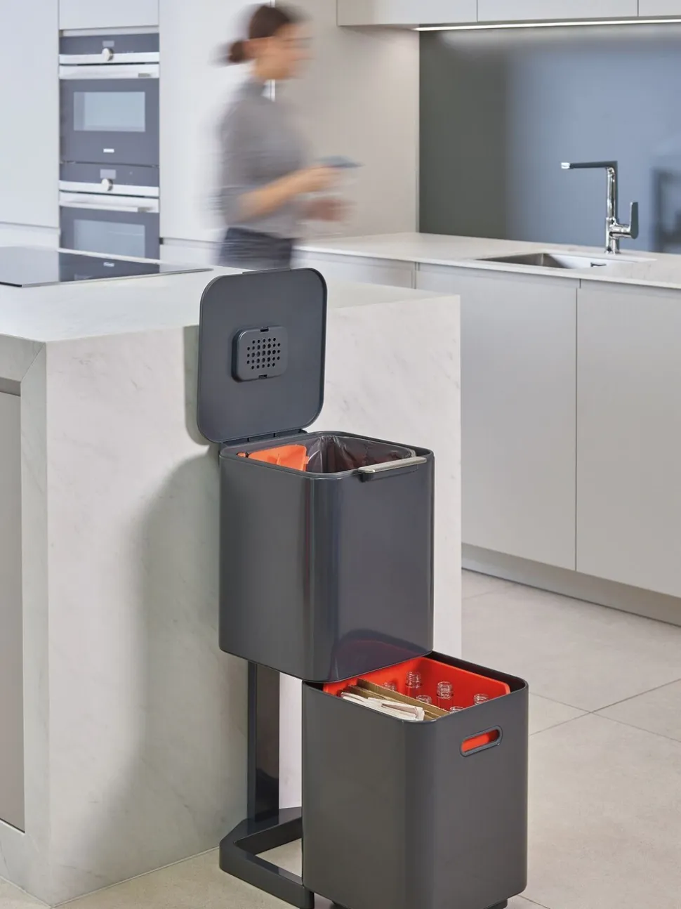 Joseph® Joseph Totem compacte afvalscheidingsbak van 40L