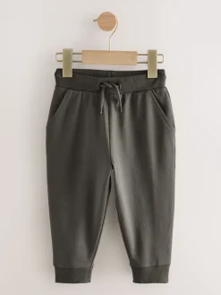 Kaki/grijs/blauw - Verpakking van 5 joggingbroeken (3mnd-7jr)