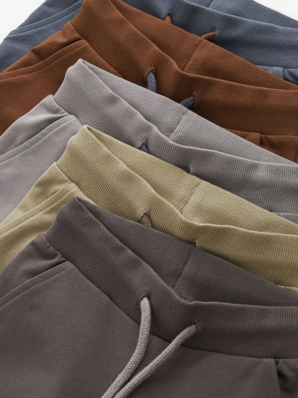 Kaki/grijs/blauw - Verpakking van 5 joggingbroeken (3mnd-7jr)
