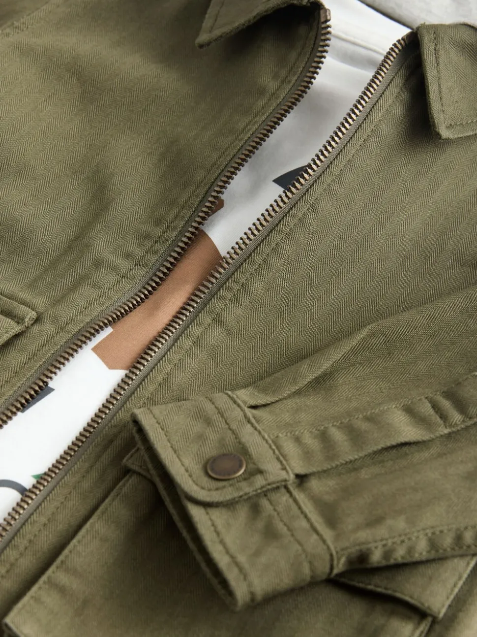 Kakigroen - 2 -delig Set van overshirt met capuchon en T-shirt (3mnd-7jr)