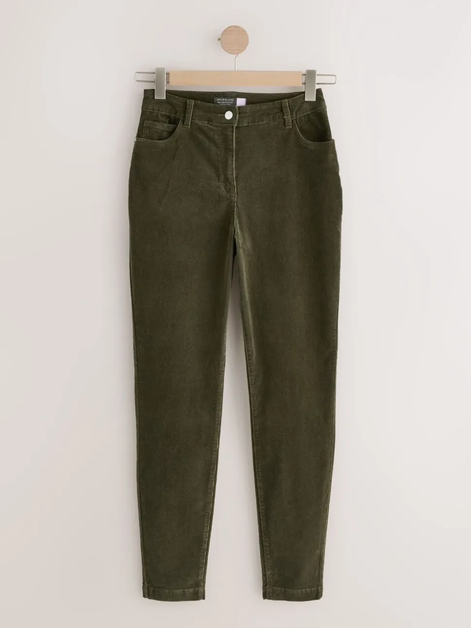 Kakigroen - Cord Skinny Hourglass Trousers