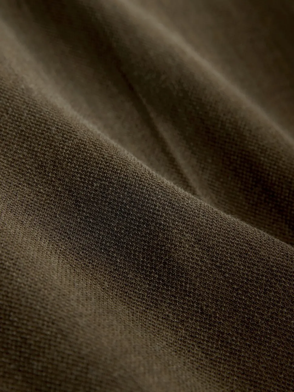 Kakigroen - Crosshatch Elastic Waist Wide Leg Trousers