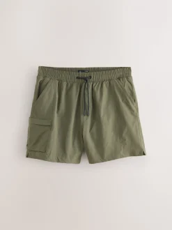 Kaki/groen - Fashion cargo zwemshorts