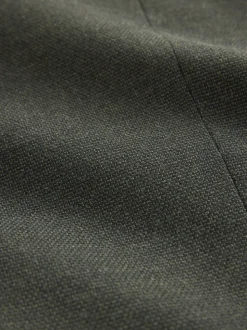 Kakigroen - Normale Pasvorm - Modieuze blazer met textuur