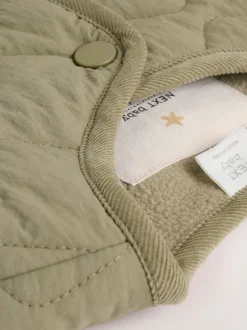 Kakigroen - Nylon gewatteerd babyjack (0mnd-2jr)