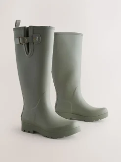 Kakigroen - Premium Faux Fur Lined Knee High Wellies