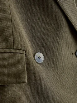 Kakigroen - Relaxed Crosshatch Blazer