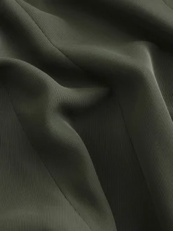 Kakigroen - Ruimvallend blazer met gerimpelde mouwen