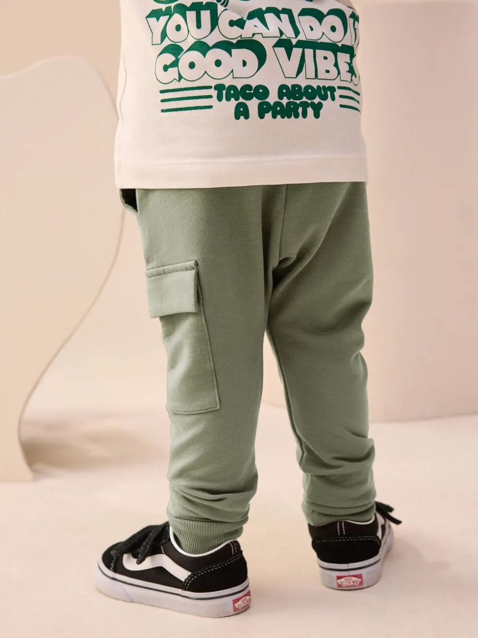 Kakigroen - Skinny utility-joggingbroek (3mnd -7jr)