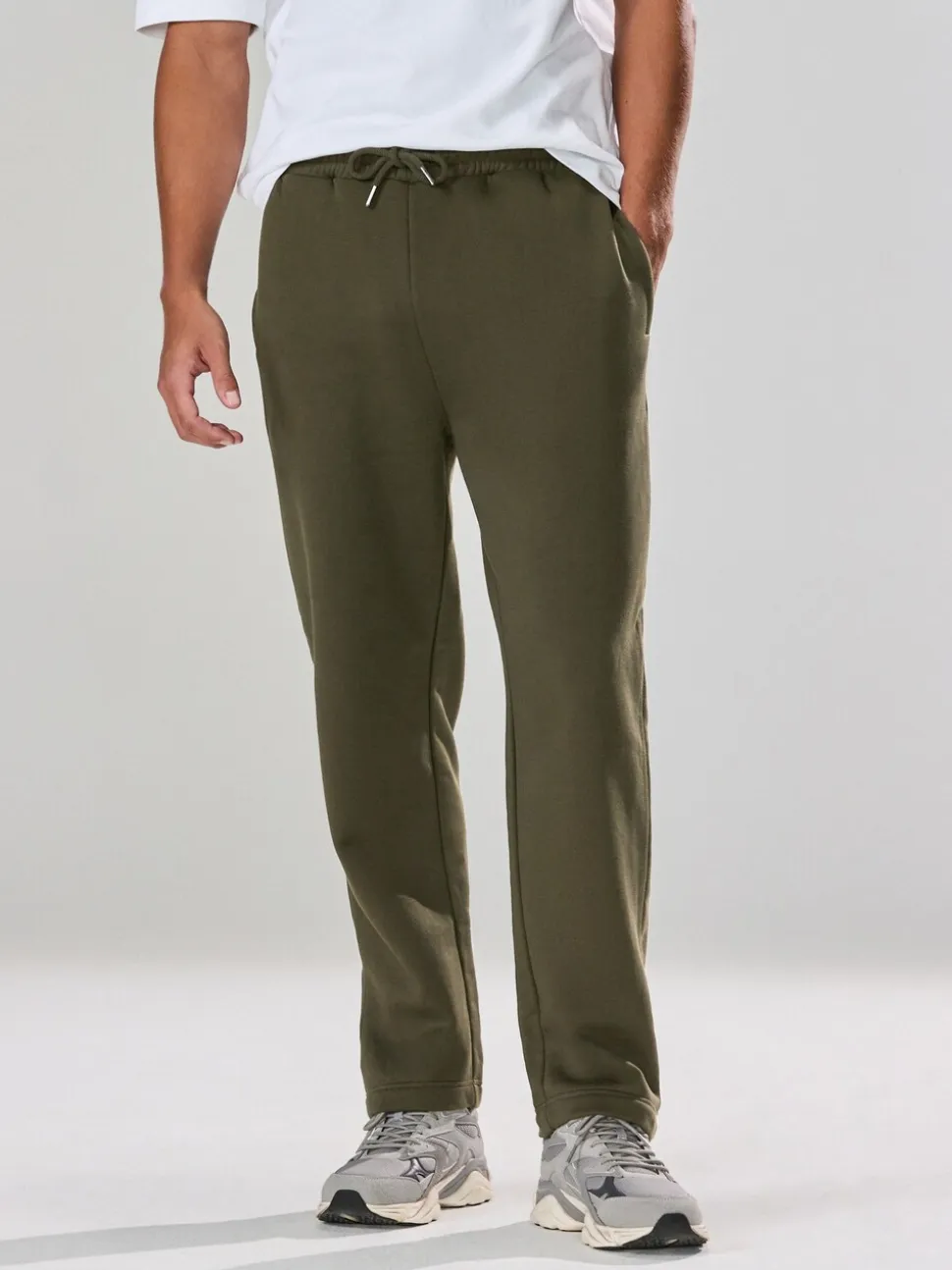 Kakigroen - Straight fit - Relaxed Fit Brushback Heavyweight Joggers