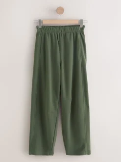Kakigroen - Superzachte Peached Essentials Cocoon joggingbroeken met barrel pijpen