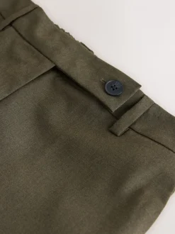 Kakigroen - Tailored Bootcut Trousers With Wool