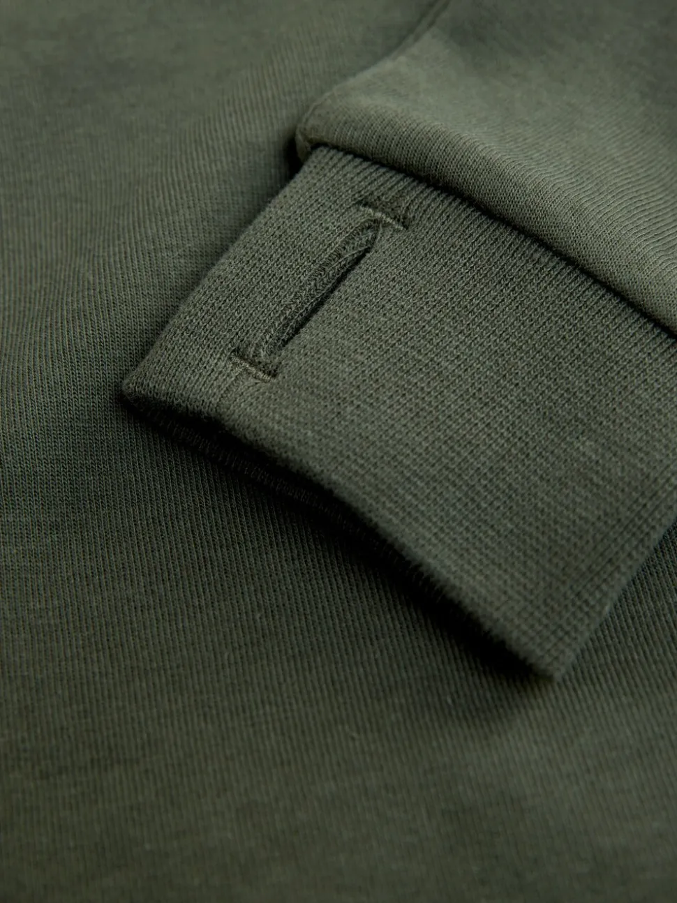 Kakigroen - Tech Sportswear hoodie met doorlopende rits (3-16 jr)
