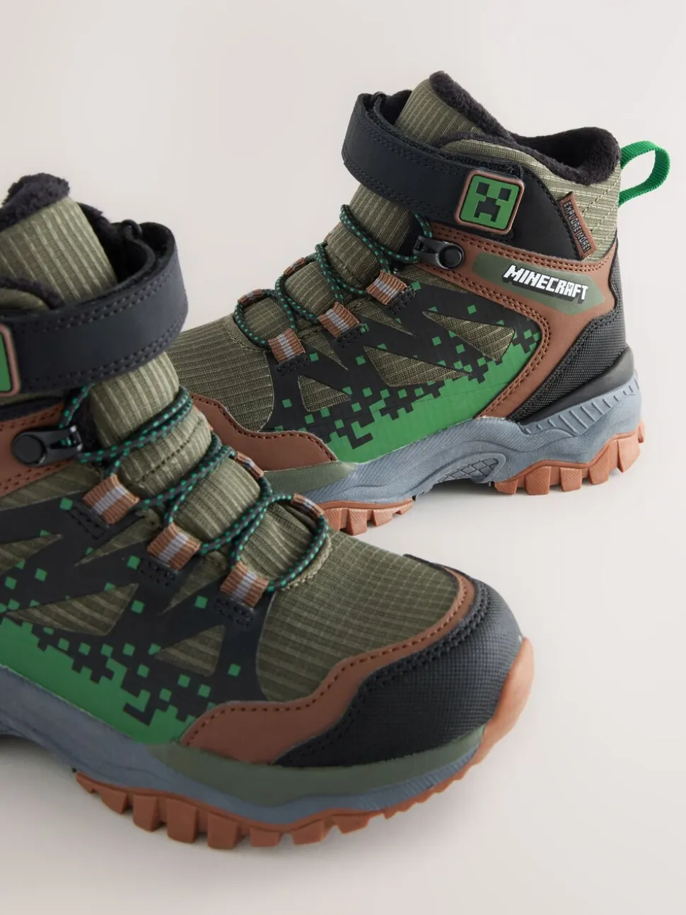 Kakigroen - Waterbestendige Minecraft-wandelschoenen