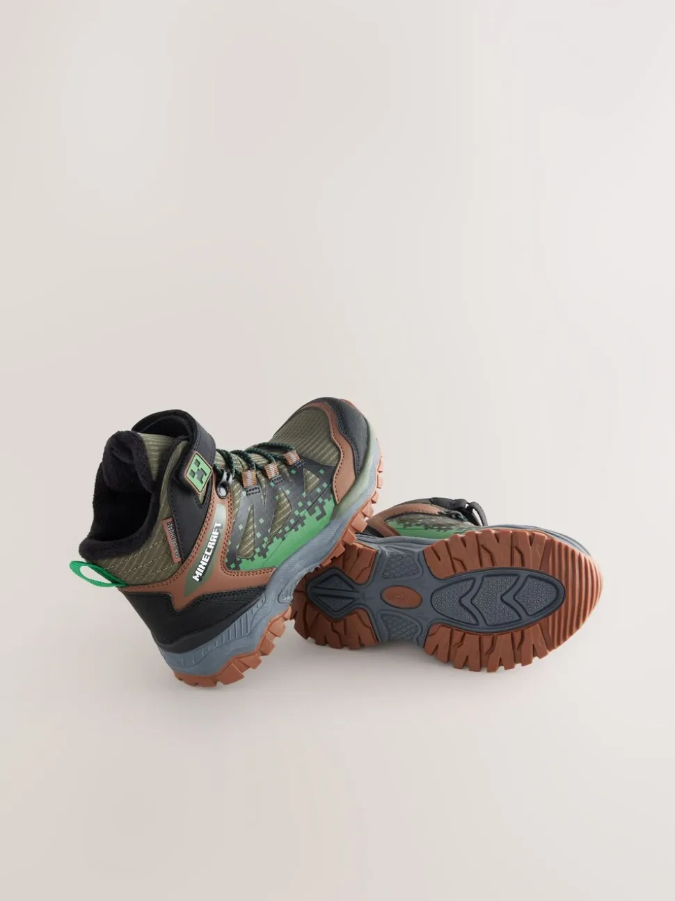 Kakigroen - Waterbestendige Minecraft-wandelschoenen