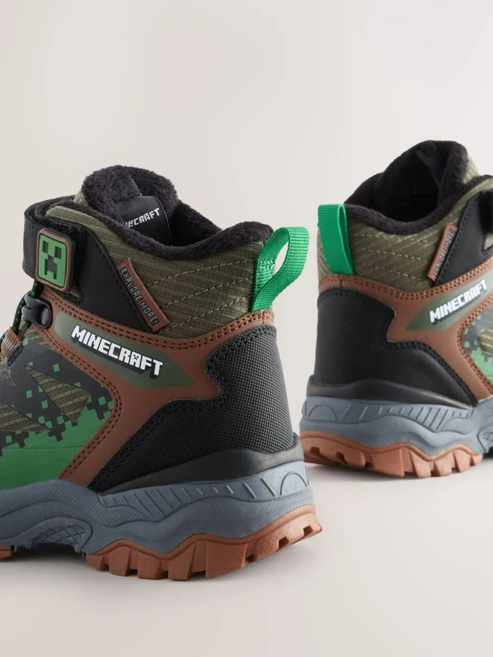 Kakigroen - Waterbestendige Minecraft-wandelschoenen