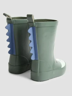 Kakigroen dinosaurus - JoJo Maman Bébé Character Wellies