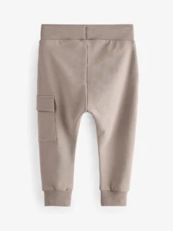Kakigroen/grijs/zwart - Set van 3 superskinny utility-joggingbroeken (3 mnd-7 jr)