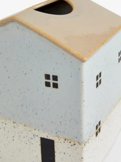Keramisch huisvormig tissuekistje