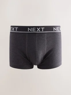 Kern grijs/groen - Hipster boxers van katoenrijke mix