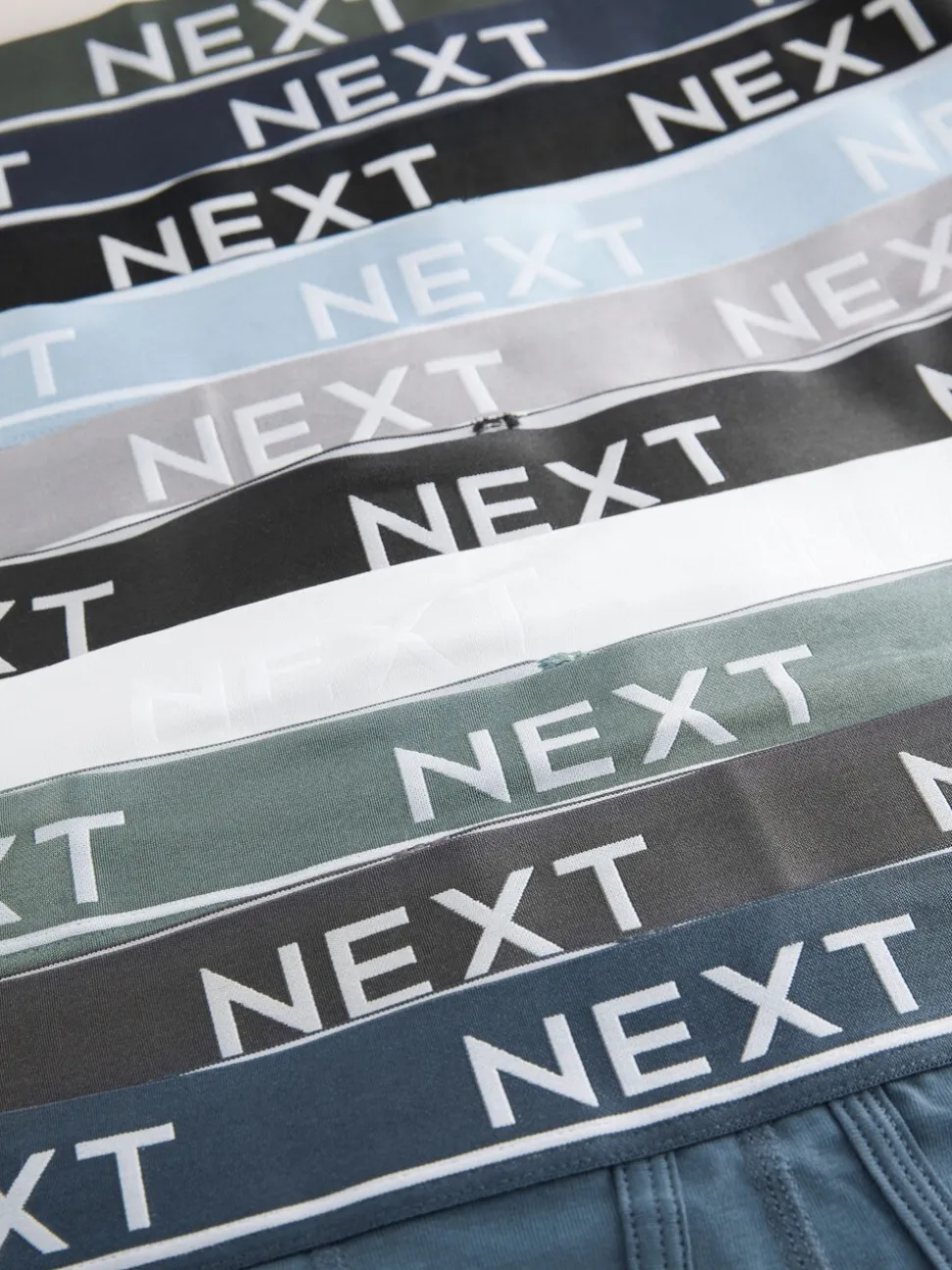 Kern grijs/groenen - Standaard - 10 Boxershorts zonder plooi