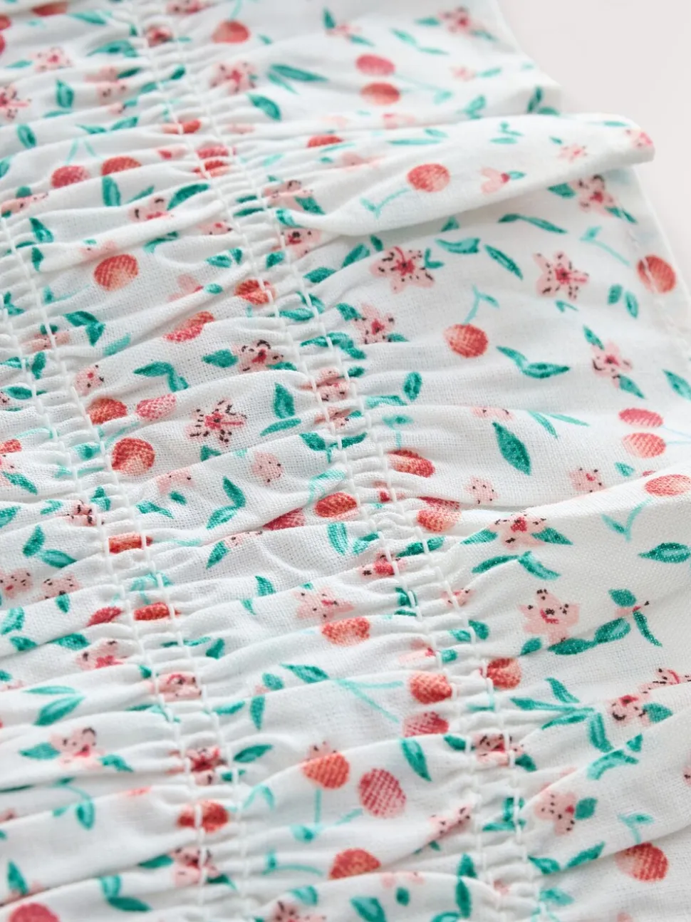 Kersenprint - Gesmokte blouse (3-16jr)