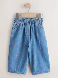 Kersenprint - Jeans met wijde pijpen (3 mnd-7 jr)