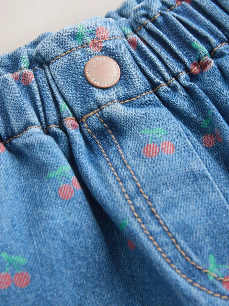 Kersenprint - Jeans met wijde pijpen (3 mnd-7 jr)