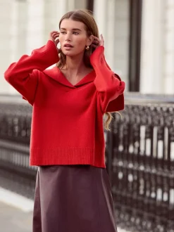 Kersrood - N.Premium 100% Lambswool Sailor Collar Jumper