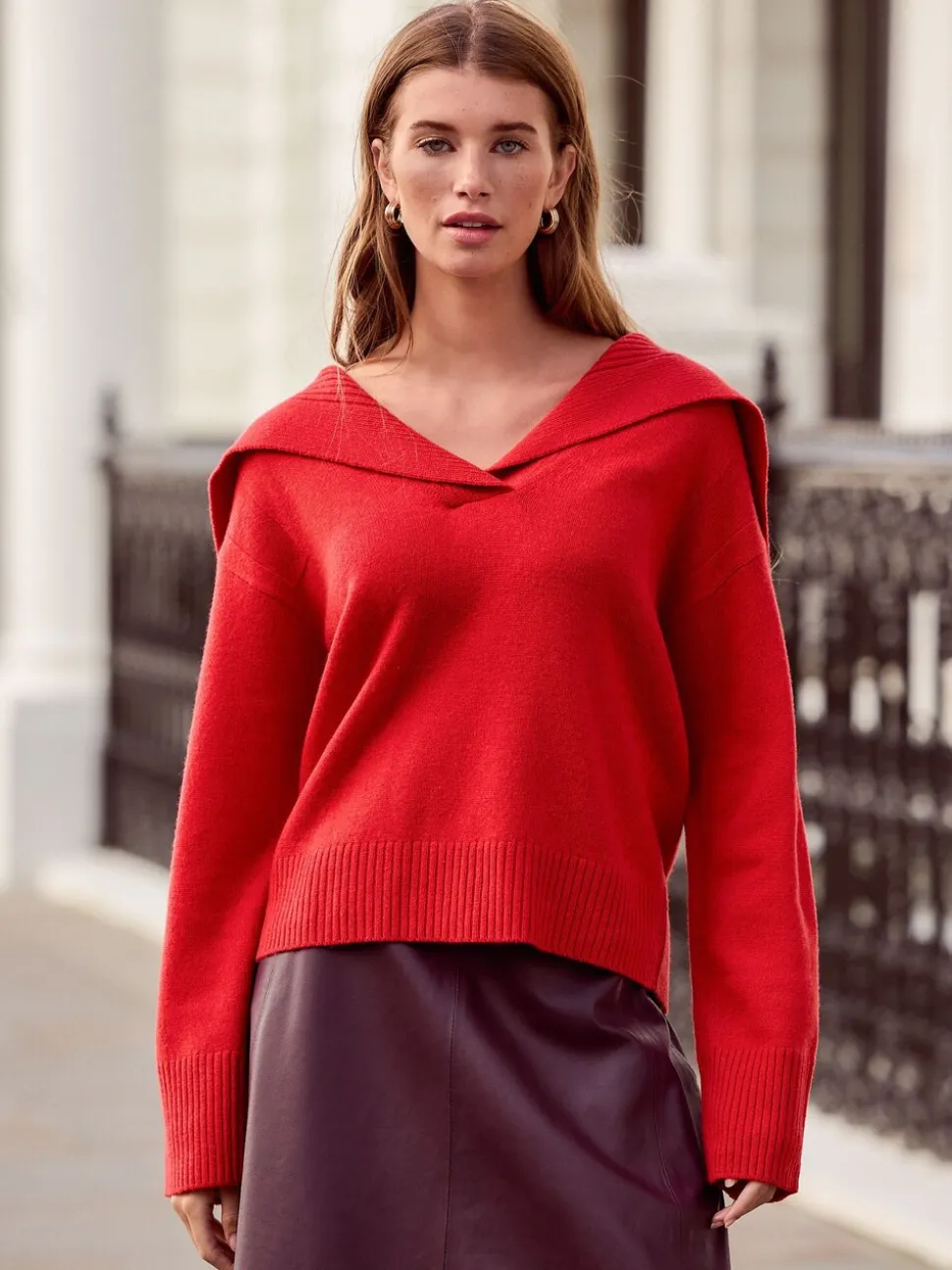 Kersrood - N.Premium 100% Lambswool Sailor Collar Jumper