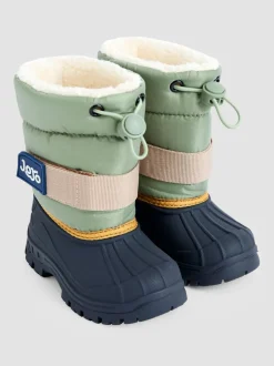Khaki - JoJo Maman Bébé - Behaaglijke sneeuwlaarzen