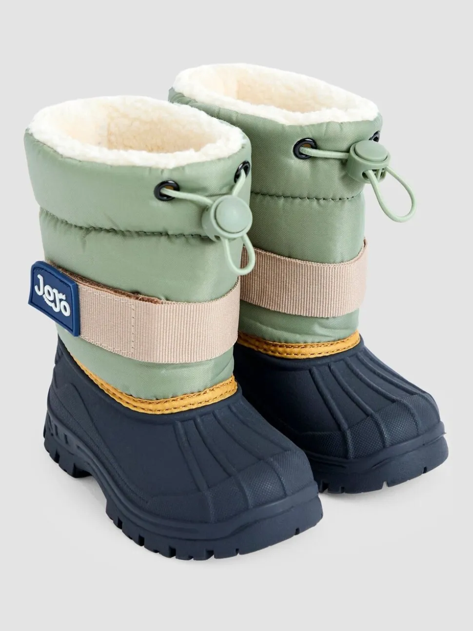 Khaki - JoJo Maman Bébé - Behaaglijke sneeuwlaarzen