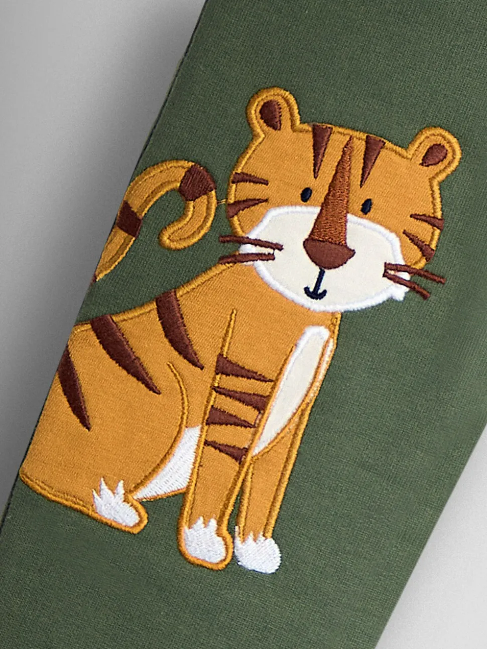 Khaki - JoJo Maman Bébé Safari Friends Applique Jogger