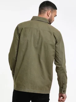Khaki - Threadbare - Lichtgewicht jack