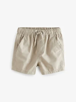 Kiezelkleurig crème - Shorts met trekkoord (3mnd-7jr)