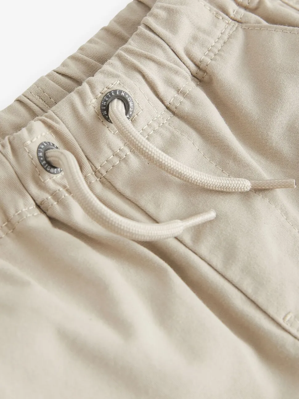 Kiezelkleurig crème - Shorts met trekkoord (3mnd-7jr)