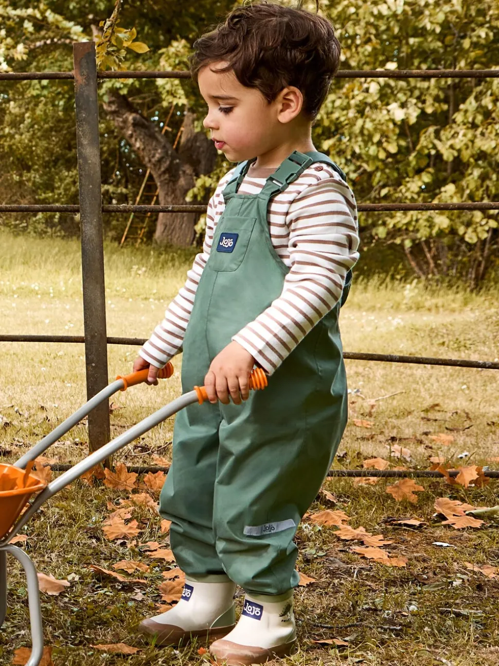 Kiezelkleurig dinosaurus - JoJo Maman Bébé Short Cosy Lined Wellie Boot