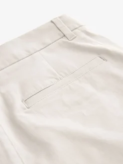 Kiezelkleurig licht - Slim Fit - Stretchy chino