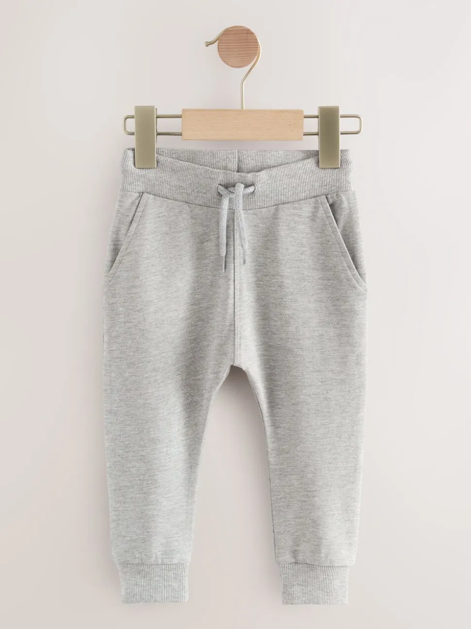 Kiezelkleurig/lichtbruin/grijs - Verpakking van 5 joggingbroeken (3mnd-7jr)