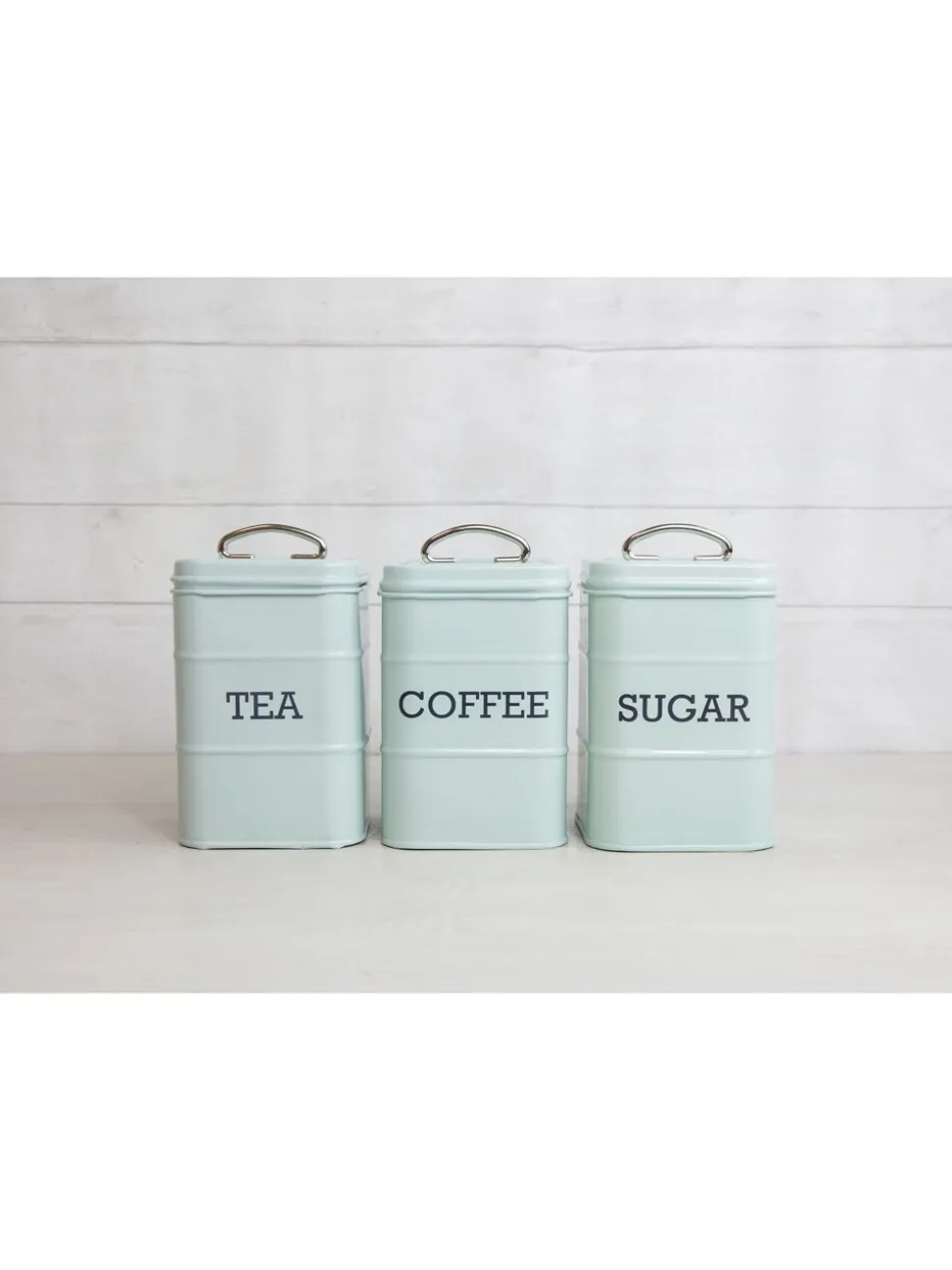 Kitchencraft Metal Coffee Sugar and Tea Canisters