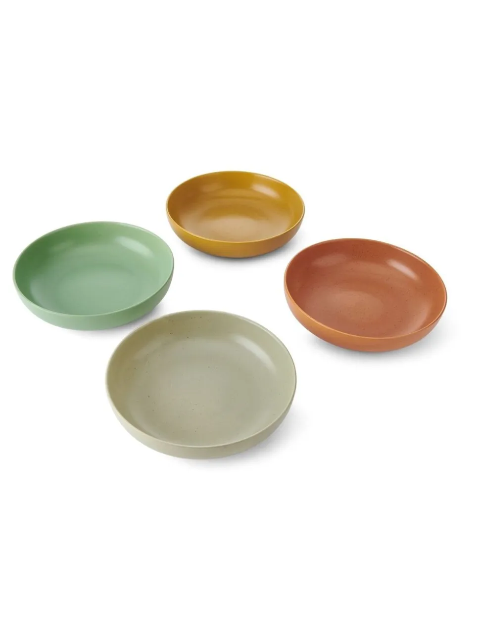 Kitchencraft Set of 4 Coloured Stoneware Pasta Bowl