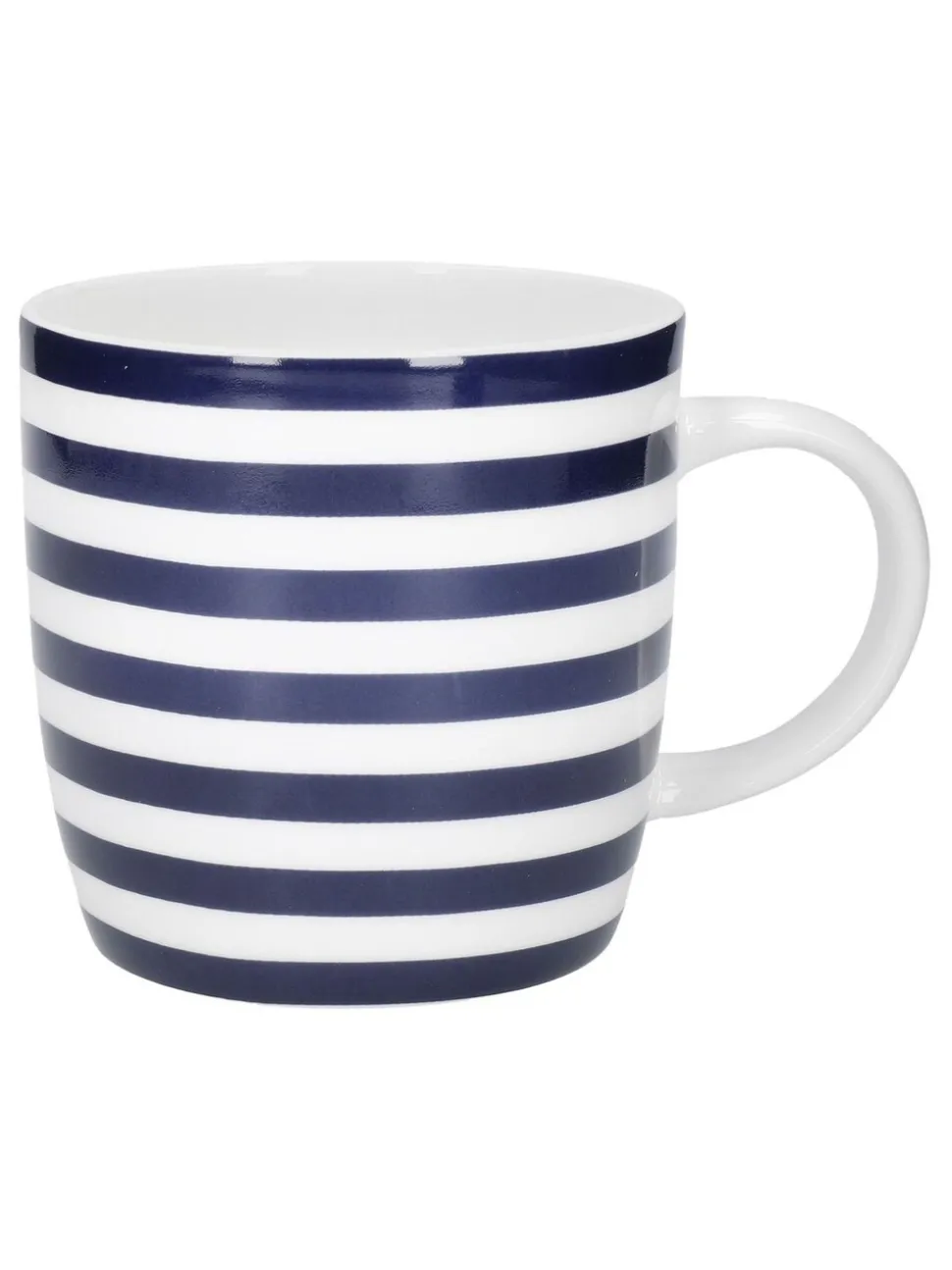 Kitchencraft Set of 4 Striped Ceramic Mugs