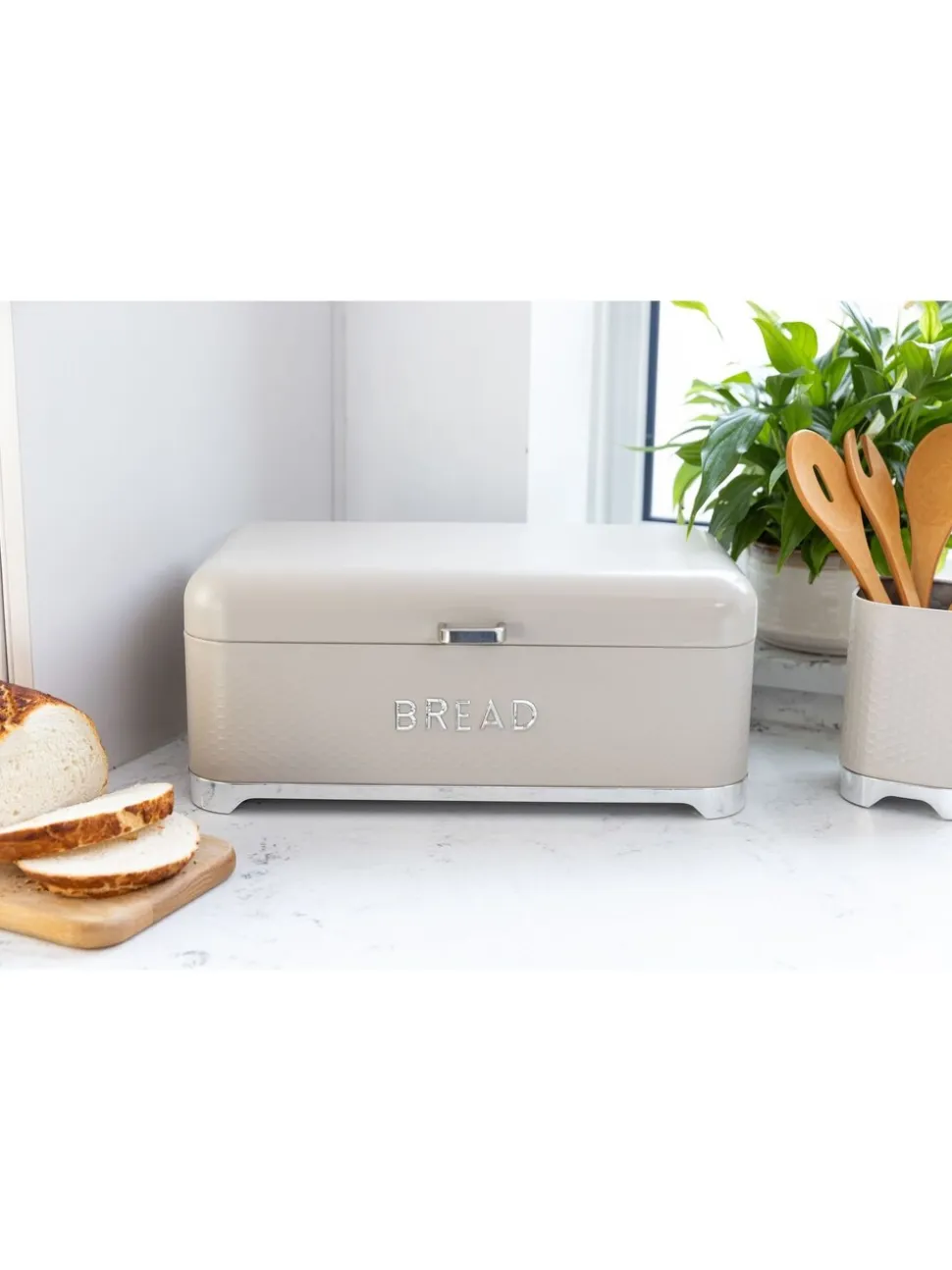 Kitchencraft Textured Bread Bin Sleek Storage