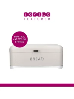 Kitchencraft Textured Bread Bin Sleek Storage