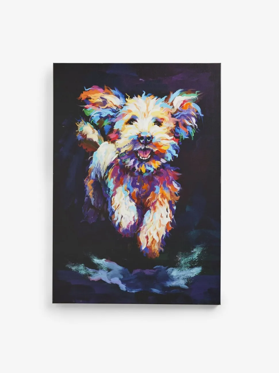 Kleine Charlie Cockapoo canvas wanddecoratie