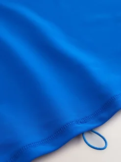 Kobaltblauw - Actief rash vest met korte mouwen