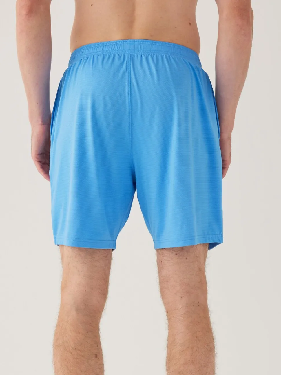 Kobaltblauw - Active Gym trainingsshort met textuur