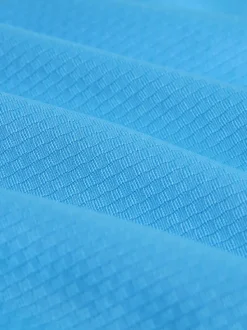 Kobaltblauw - Active Gym trainingsshort met textuur